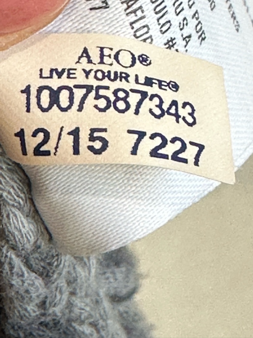American Eagle Open-Knit Marled Gray Long Cardigan Sweater Sz M Crochet Boho - Picture 9 of 14